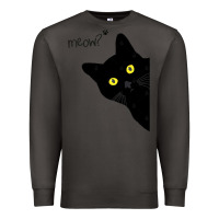Smoke black cat day halloween black cat meow Premium Sweatshirt - tuanDangUi