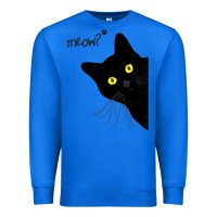 True Royal black cat day halloween black cat meow Premium Sweatshirt - tuanDangUi