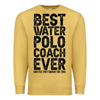 Antique Gold Best Coach Ever And Bought Me This Water Polo Coac Premium Sweatshirt - tuanDangUi
