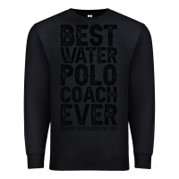 Black Best Coach Ever And Bought Me This Water Polo Coac Premium Sweatshirt - tuanDangUi
