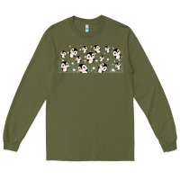 Army Green cute penguin Long Sleeve Tee - TumblerDesignByShophia