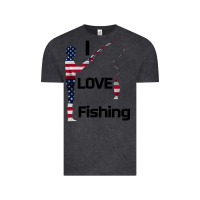 Vintage Black I love fishing Vintage Tee - Bettercallsaul