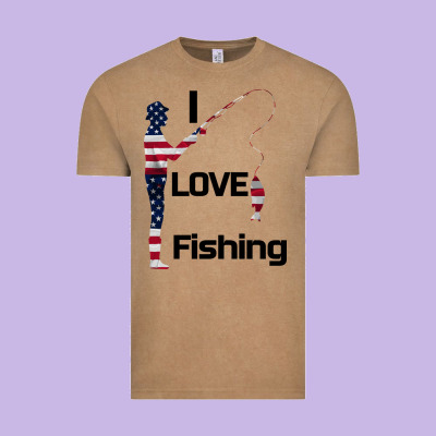 I Love Fishing Vintage Tee Designed By Bettercallsaul