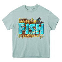 Arona born to fish forced to work Heavy Core Tee - NancyCooperArtShop