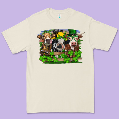 St Patrick's Day Heifers Premium Tee Designed By Ranaportraitstore
