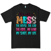 Black It's all a mess the house the car Premium Tee - MaliasSmallBusiness