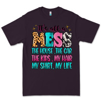 Plum It's all a mess the house the car Premium Tee - MaliasSmallBusiness
