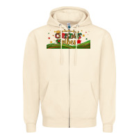 Sandshell christmas vibes libbey glass Zipper Hoodie - BundleAndBundleShop