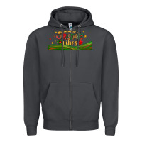 Smoke christmas vibes libbey glass Zipper Hoodie - BundleAndBundleShop