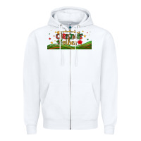 White christmas vibes libbey glass Zipper Hoodie - BundleAndBundleShop