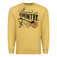 Antique Gold Raised On Country Country Life Country Music Lover Premium Sweatshirt - tuanDangUi