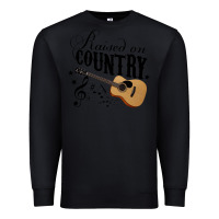 Black Raised On Country Country Life Country Music Lover Premium Sweatshirt - tuanDangUi