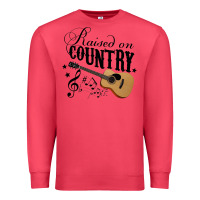 Cardinal Raised On Country Country Life Country Music Lover Premium Sweatshirt - tuanDangUi