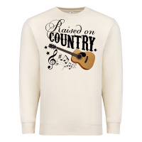 Sandshell Raised On Country Country Life Country Music Lover Premium Sweatshirt - tuanDangUi