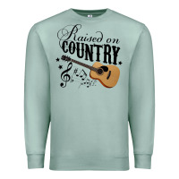 Raised On Country Country Life Country Music Lover Premium Sweatshirt | Teevron