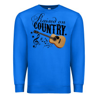 True Royal Raised On Country Country Life Country Music Lover Premium Sweatshirt - tuanDangUi