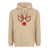 Mushroom Coffee  Animal Heavyweight Hoodie - CowhideDigitalArt