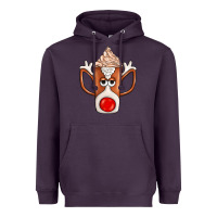 Plum Coffee  Animal Heavyweight Hoodie - CowhideDigitalArt