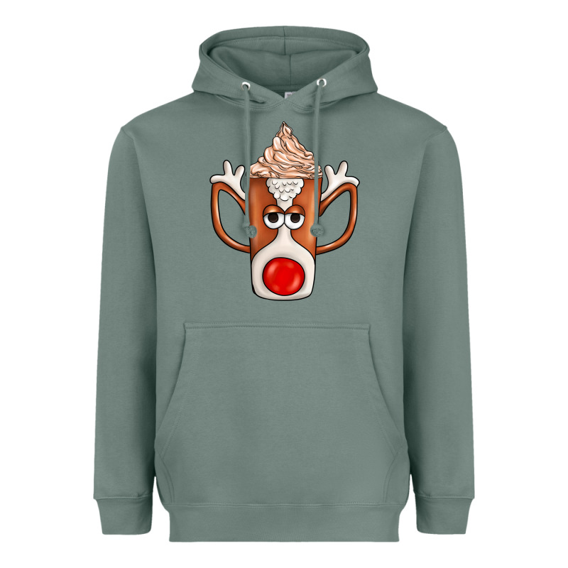 Coffee  Animal Heavyweight Hoodie by CowhideDigitalArt | Teevron