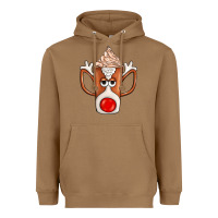 Toasted Coconut Coffee  Animal Heavyweight Hoodie - CowhideDigitalArt