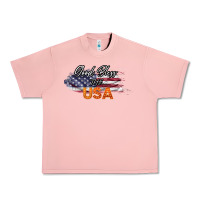 Salmon God Bless The USA Urban Heavy Tee - Bettercallsaul