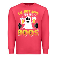 Cardinal i'm just here for the boos halloween costume gift Premium Sweatshirt - tuanDangUi