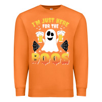 Carrot i'm just here for the boos halloween costume gift Premium Sweatshirt - tuanDangUi