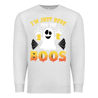 Oatmeal Heather i'm just here for the boos halloween costume gift Premium Sweatshirt - tuanDangUi