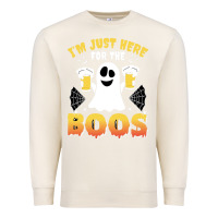Sandshell i'm just here for the boos halloween costume gift Premium Sweatshirt - tuanDangUi