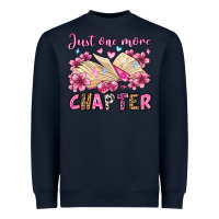 Navy just one more chapter valentine's day olivia Heavyweight Sweatshirt - OliviaCreatesArt