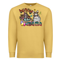 Antique Gold Bunny mama Premium Sweatshirt - CowhideDigitalArt
