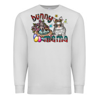 Dove Grey Bunny mama Premium Sweatshirt - CowhideDigitalArt