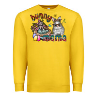 Lemon Bunny mama Premium Sweatshirt - CowhideDigitalArt