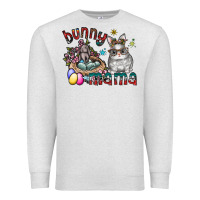 Oatmeal Heather Bunny mama Premium Sweatshirt - CowhideDigitalArt