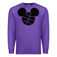 Purple basketball soft cotton Premium Sweatshirt - tuanDangUi