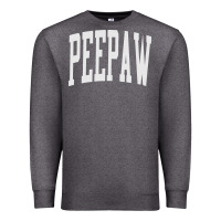 Charcoal Heather peepaw grandpa new grandfather fathers Premium Sweatshirt - tuanDangUi