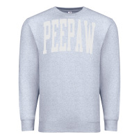 Heather Grey peepaw grandpa new grandfather fathers Premium Sweatshirt - tuanDangUi
