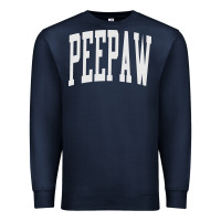 Navy peepaw grandpa new grandfather fathers Premium Sweatshirt - tuanDangUi