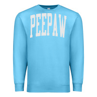 Ocean Blue peepaw grandpa new grandfather fathers Premium Sweatshirt - tuanDangUi