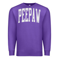 Purple peepaw grandpa new grandfather fathers Premium Sweatshirt - tuanDangUi