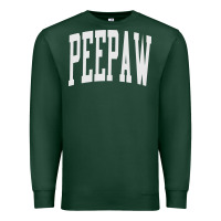 Sports Green peepaw grandpa new grandfather fathers Premium Sweatshirt - tuanDangUi