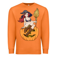 Carrot sexy witch halloween costume blackcraft pumpkin wi Premium Sweatshirt - tuanDangUi