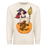 Sandshell sexy witch halloween costume blackcraft pumpkin wi Premium Sweatshirt - tuanDangUi
