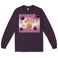Plum life is better with a cat Long Sleeve Tee - TumblerDesignByShophia