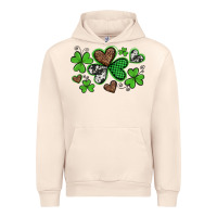 Sandshell western st patricks day shamrocks and hearts Urban Hoodie - Artiststas