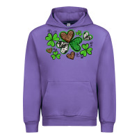 Tulip western st patricks day shamrocks and hearts Urban Hoodie - Artiststas
