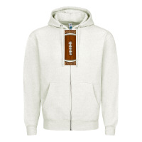 Oatmeal Heather american football with leopard pen wraps Zipper Hoodie - BundleAndBundleShop