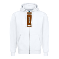 White american football with leopard pen wraps Zipper Hoodie - BundleAndBundleShop