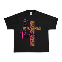 Black He Is Risen Leopard Urban Heavy Tee - Bettercallsaul