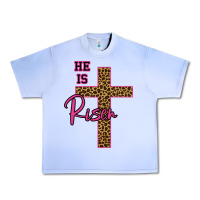 Grape Ice He Is Risen Leopard Urban Heavy Tee - Bettercallsaul